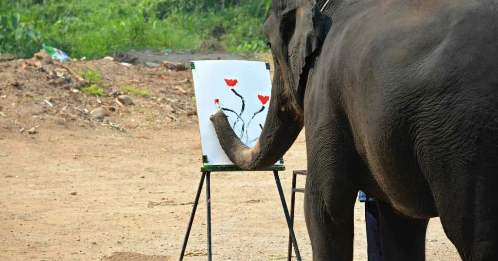 Elephants Who Paint